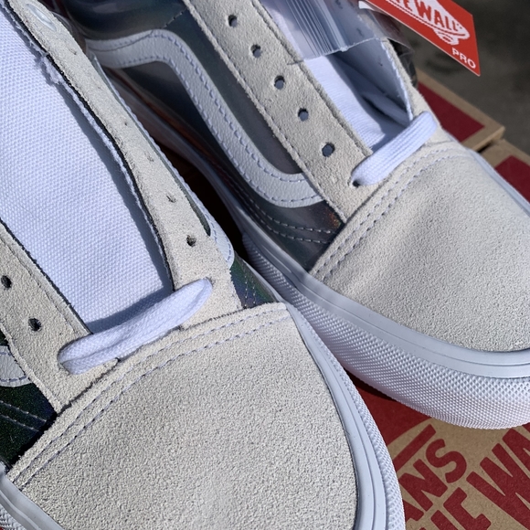 Van's Old Skool Pro Silver Rainbow Various Sizes - Picture 6 of 10